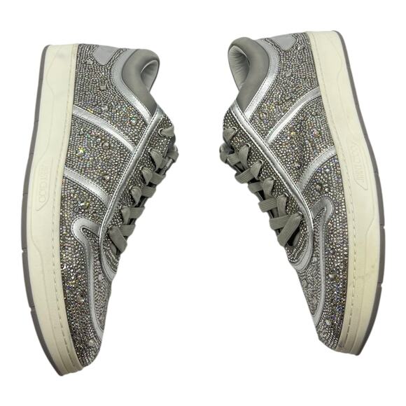 Size 13US - Jimmy Choo Hawaii Crystal Stud Low Top main image 4